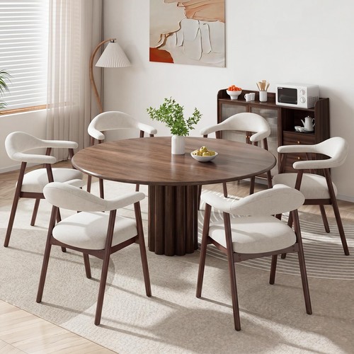 Wooden dining chairs set - wooden,