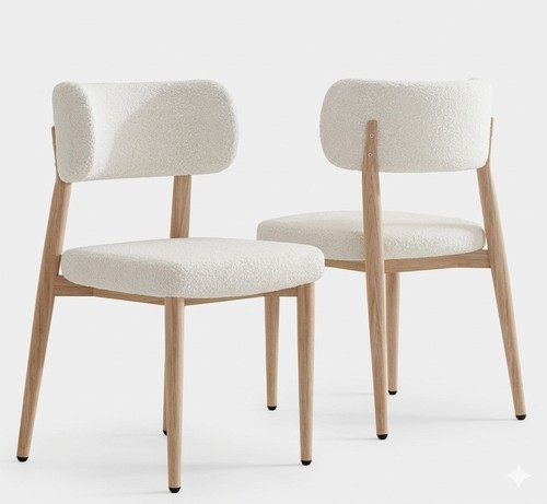 Pcs modern dining chairs - 2,