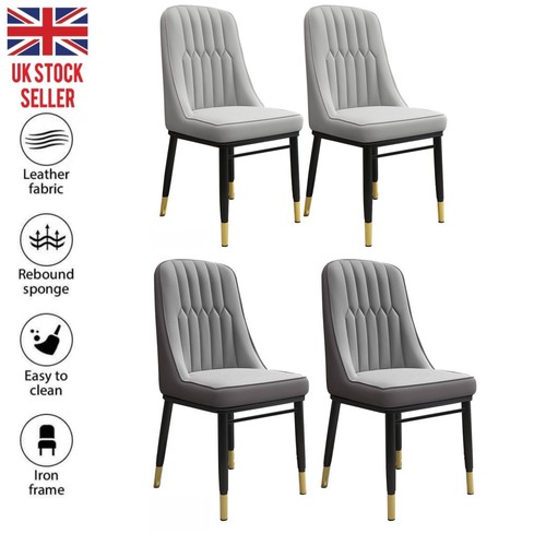 Dining chairs pu - pu, padded