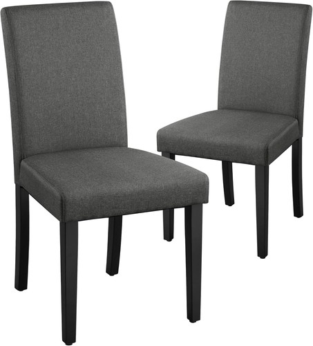 Set dark grey upholstered - of,