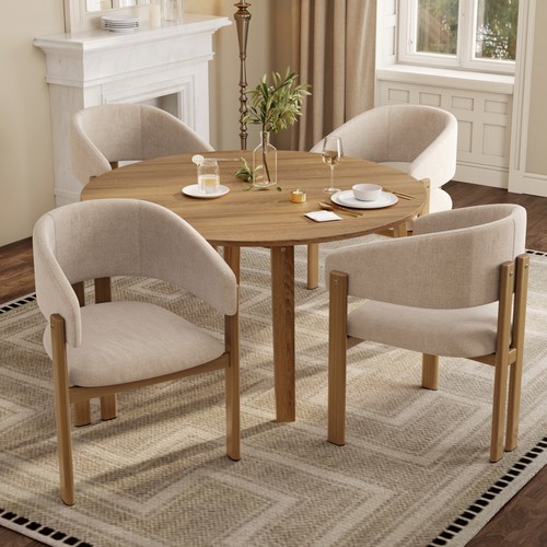 Solid wood dining chairs set - dining,