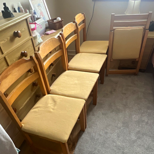 Set medium wood dining - set,