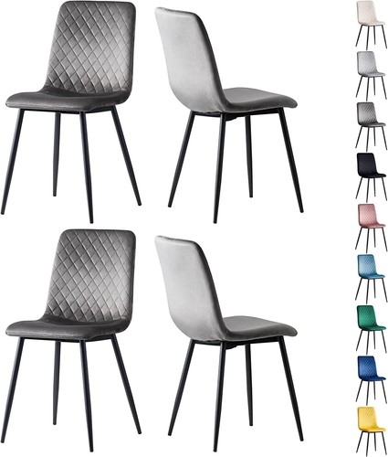 Set 4 designer velvet - of,