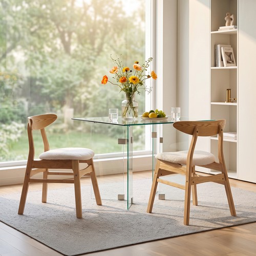 Solid wood dining - dining, chairs