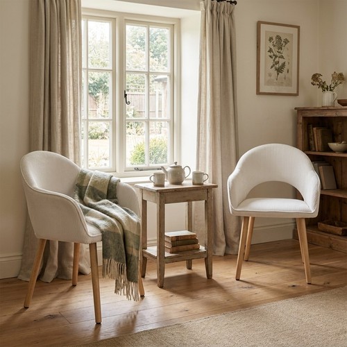 Goeurvant beige dining chairs - beige,