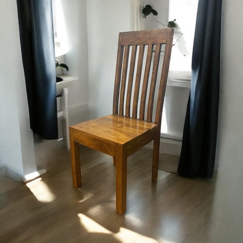 105cm wooden dining chair - wooden,