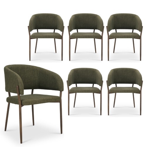 Dining chairs set green - dining,