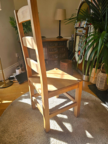 Wood dining chair light - chair,