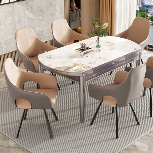 Rotatable dining chairs - 2,