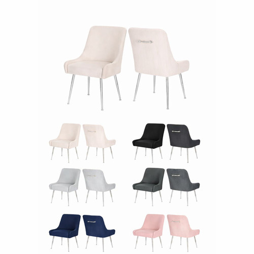 Luxury velvet dining chairs - velvet,