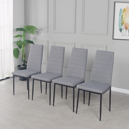 Pcs grey linen fabric dining - grey,