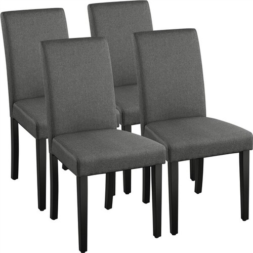 Dining chairs 4pcs fabric - chairs,