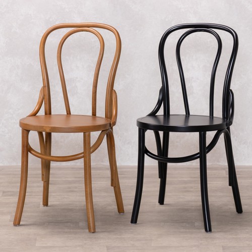Bentwood oak dining chairs - oak,