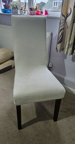 Cream upholstered high back - cream, high-back