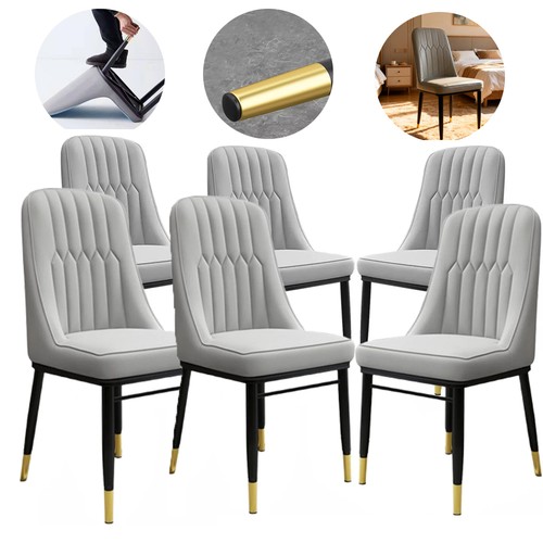 Grey dining chairs faux - 2/4/6,