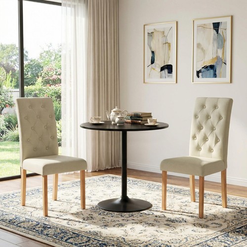 Set beige upholstered - of,