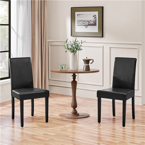 Dining chairs 2pcs high back - dining,