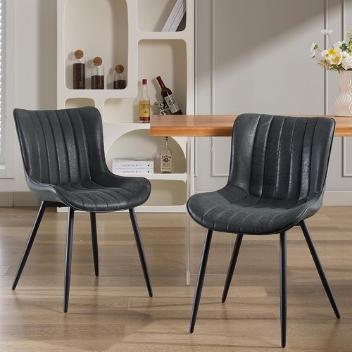 Set faux leather dining - set,