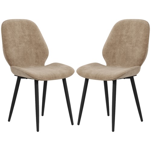 Homcom dining chairs set - dining, 2