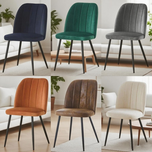 Velvet suede dining - 2/4/6,